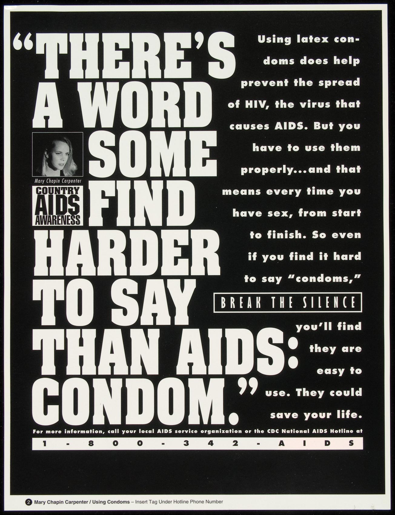 Theres A Word Some Find Harder To Say Than Aids Condom Aids