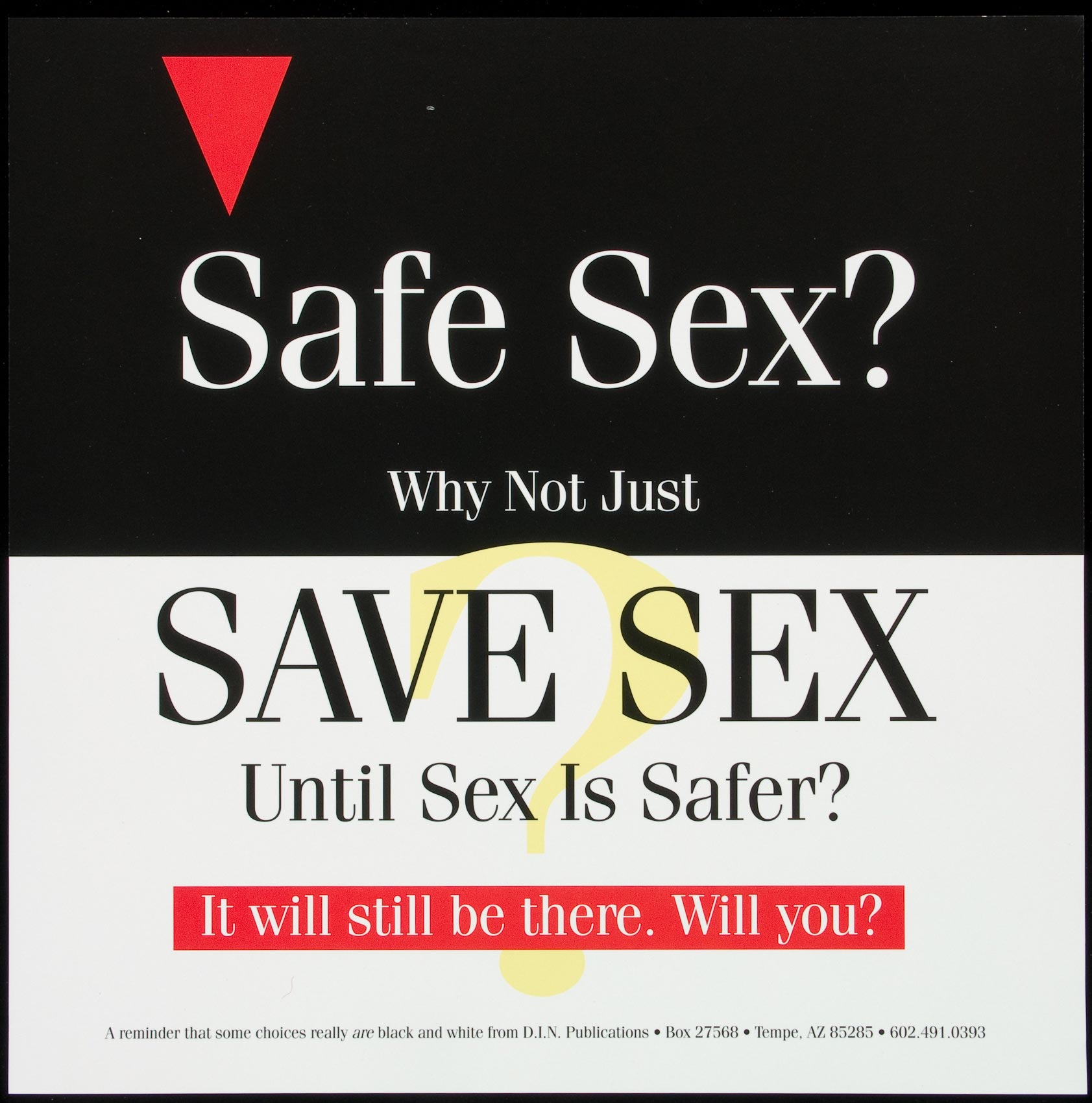 How To Save Sex 106