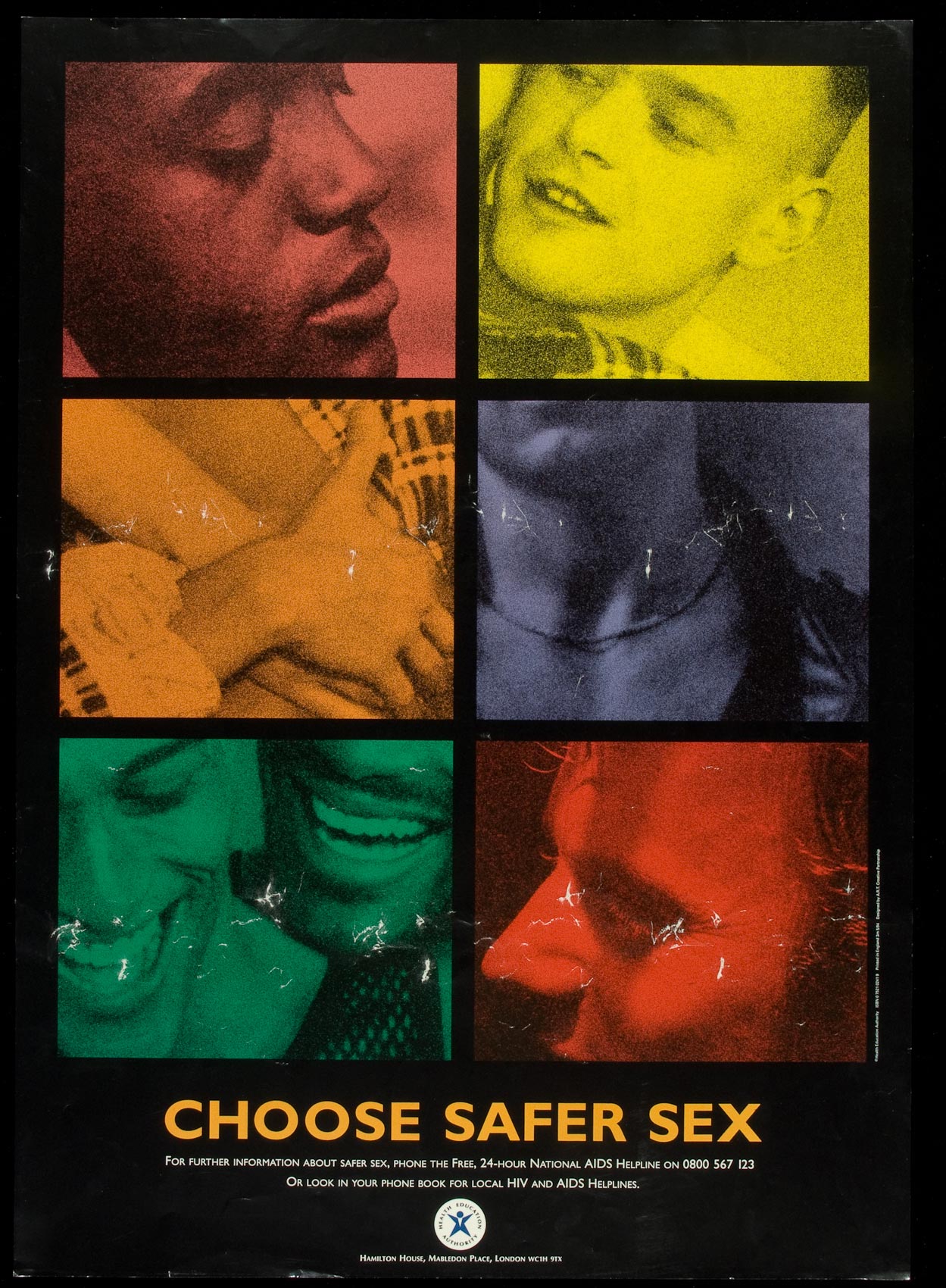 Choose Safer Sex Aids Education Posters