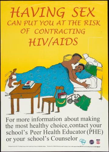 Having Sex Can Put You At The Risk Of Contracting Hivaids Aids Education Posters 7984